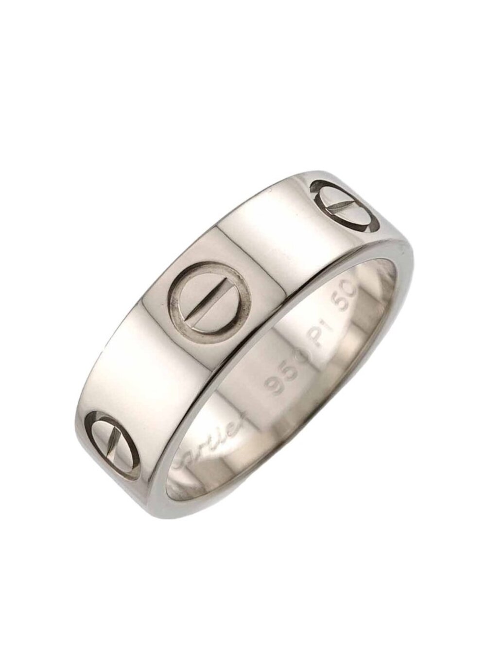 Cartier Love 50 Ring Platinum